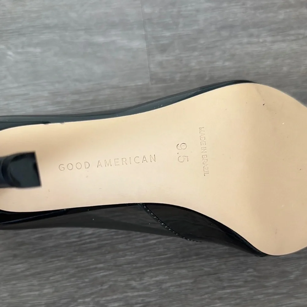 Good American Cinder-F*CKING-RELLA Jeweled Pump In Light Smoke Size 9.5